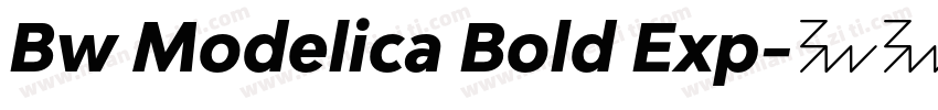Bw Modelica Bold Exp字体转换